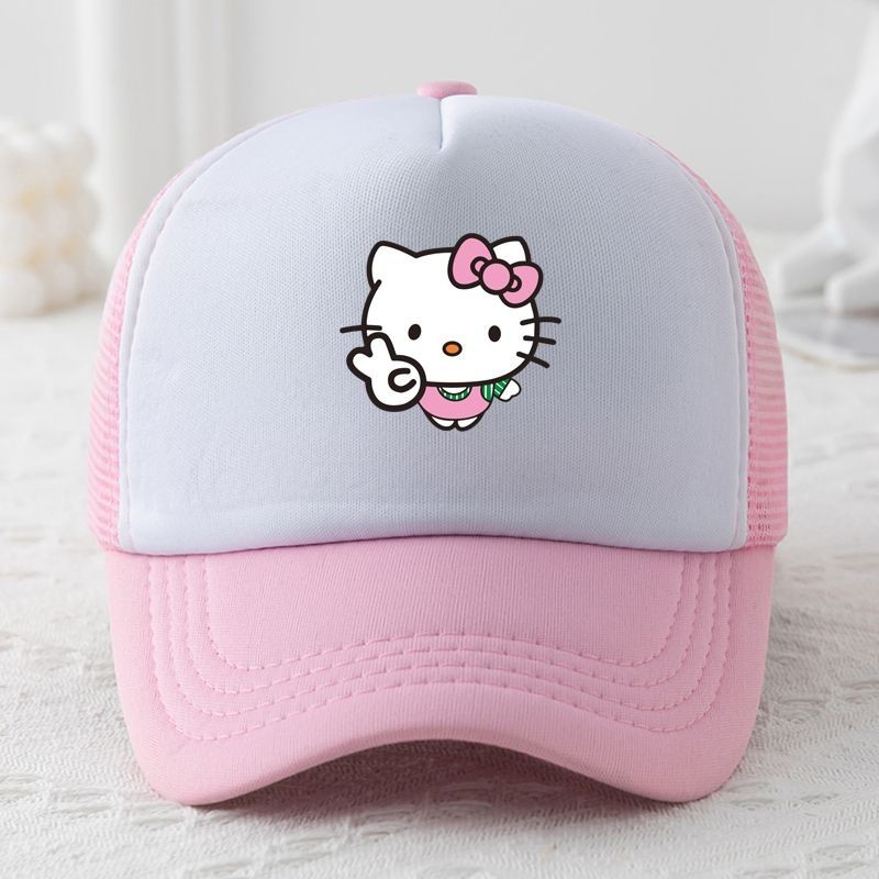 Hello Kitty Mũ Chống Nắng Cha Mẹ-Con Mới Sanrio Mũ Chống Nắng hello Kitty Hoạt Hình Dễ Thương Bé Gái