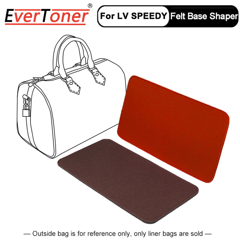 Evertoner Felt Base Shaper cho LV-Speedy Purse Saver và Chèn cho Speedy20 25 30 35 Túi Phụ Kiện