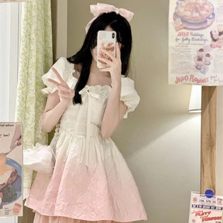 Váy cottagecore Đầm babydoll Váy body Đầm dự tiệc Đầm Gradient Công Chúa Cô Gái Ngọt Ngào Cô Gái Influencer Cảm Giác Cao Cấp Váy Petti