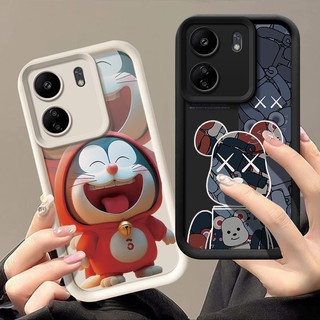 Ốp Lưng Mềm Silicon Hoạt Hình Graffiti Ốp Lưng Chống Rơi Mắt Thiên Thần Ốp Lưng Điện Thoại Thích Hợp Cho Xiaomi Redmi 13C 4G / Poco C65