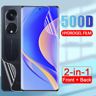  Miếng dán bảo vệ màn hình Hydrogel 2 trong 1 cho OPPO Reno 12 11 12F 11F 10 Pro Plus 8T 2 3 4 5 6 7 8 F9 F11 Pro 5G 4G 