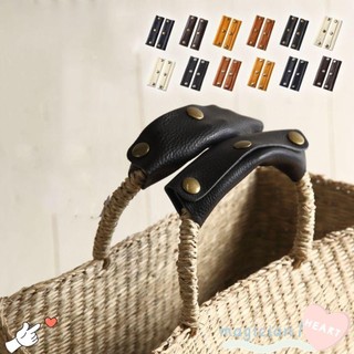Magician1 2pcs vali grip, soft anti-strangulation hand handle wrap, leather protection bag solid color grip cover bag