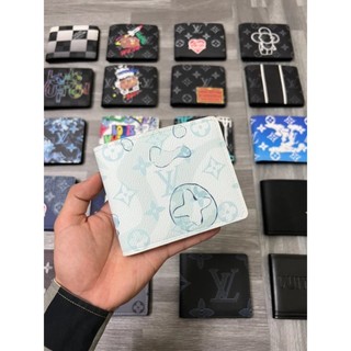 Full Hộp - Ví New Ngang Thời Trang Có Sẵn - Ví Da Hoạ Tiết Logo Hottrend