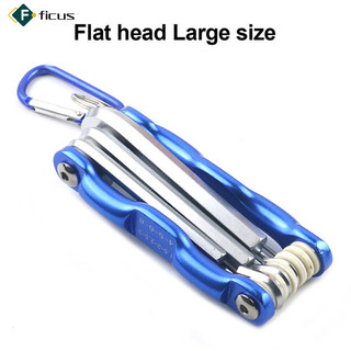 Sẵn sàng! Bộ cờ lê Allen gấp, Bộ cờ lê Allen hệ mét, Tác động cao, Bộ chìa khóa lục giác gấp số liệu cho xe đạp,