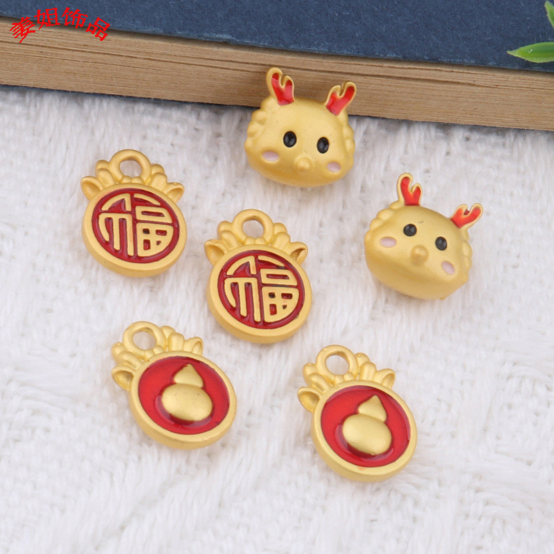 Vòng tay rồng Fulong hợp kim mạ vàng cá tính, phụ kiện thời trang cho người yêu cung hoàng đạo