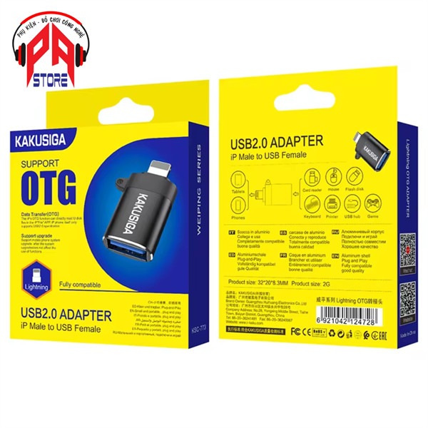 OTG IOS to USB KAKU KSC 773_ BH 12 tháng