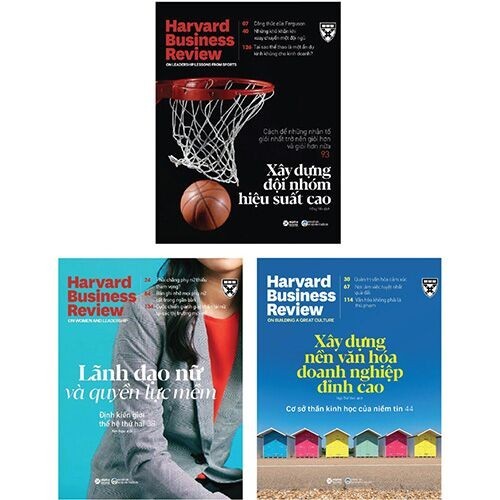 Sách Harvard Business Review - Lãnh Đạo Và Văn Hóa Doanh Nghiệp (Bộ 3 cuốn)