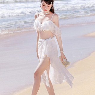 Đồ bơi nữ bikini ba mảnh chia váy mùa xuân nóng đồ bơi nữ