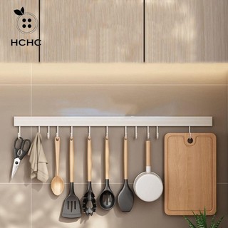 Giá treo tường, Giá treo tường bằng nhôm không gian 20 / 30 / 40 / 50cm Giá đựng đồ dùng nhà bếp, Giá treo đồ dùng nhà bếp không cần đục lỗ bằng nhôm không gian
