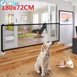 Di Động Gấp An Toàn Cổng Ma Thuật Bảo Vệ Lưới Hàng Rào An Toàn Lưới Cho Thú Cưng Chó Con Mèo
