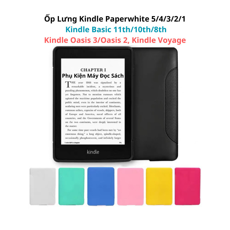 Ốp Lưng Kindle Paperwhite 5/4/3/2/1, Kindle Basic 11th/10th/8th/7th, Kindle Oasis 3/Oasis 2, Kindle 