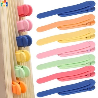 Macaron Màu Silicone Tự Động Theo Dõi Trang Lật Đánh Dấu Trang / Sáng Tạo Dễ Dàng Sinh Viên Đánh Dấu Trang Trường Văn Phòng Phẩm