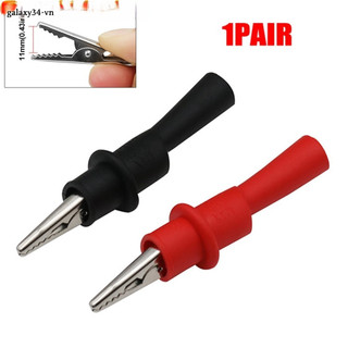Xiangfujuting [Goodchoice0308] 1 cặp kẹp kiểm tra màu đỏ + đen cho máy kiểm tra nhiều mét AC / DC 10A 1000V