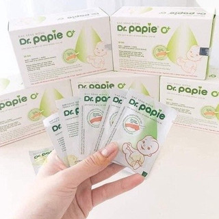 Gạc rơ lưỡi Dr Papie vệ sinh và chăm sóc răng miệng cho bé (lẻ 1 gói)