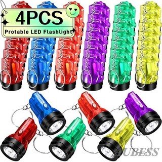 4 móc khóa đèn pin mini đèn pin bỏ túi đèn khẩn cấp chống nước nhỏ đèn pin siêu sáng móc khóa