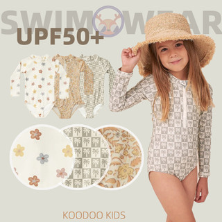 Đồ bơi bé gái Đồ bơi hoa One Piece UPF50 + Bộ đồ tắm có nắp khô nhanh