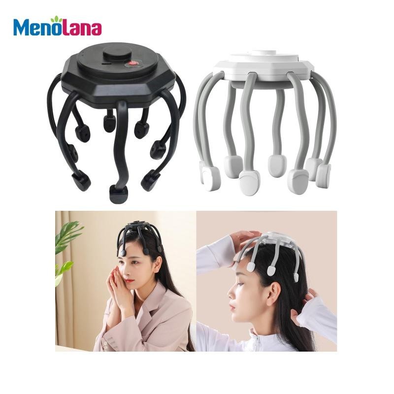 Máy mát xa đầu điện Menolana có cáp USB 3 chế độ Đầu quà tặng không dây
