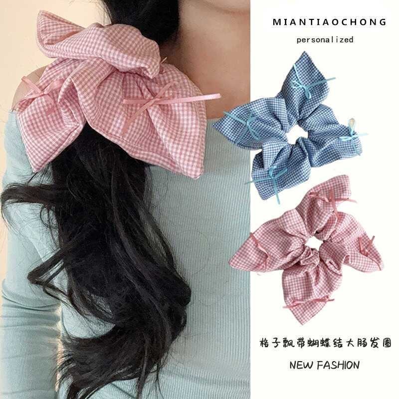 Hoa Dây Buộc Tóc Vòng Đàn Hồi Scrunchies Scrunchies Nữ Đuôi Ngựa Kích Thước Lớn Dây Buộc Tóc Scrunch