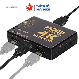 Hdmi switch 4k 5 to 1. bộ gộp 5 cổng đầu vào hdmi và 1 cổng ra hdmi ,kèm điều khiển -dc780