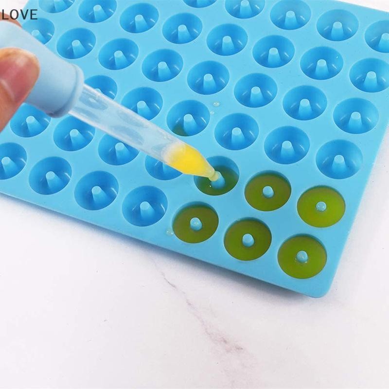 [JJCW] Khuôn Chảo Donut 48 Lỗ Bánh rán Silicon Khuôn Muffin Cho Khay Nướng Khuôn Làm Bánh Donut Bánh