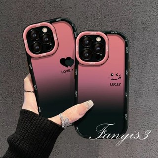 Tương Thích Cho IPhone 16 15 11 12 13 14 Pro Max Xr X Xs Max 7 8 Plus SE 2020 Vỏ Màu Gradient Cặp Đôi Vỏ Điện Thoại TPU Mềm