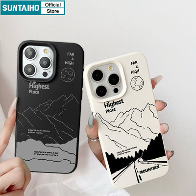 Suntaiho Ốp Điện Thoại tpu silicon Mềm Chống Sốc Họa Tiết Đường Phố Cho iphone 15 14 12 13 11 pro max ip 7 8 plus x xs xr xs max