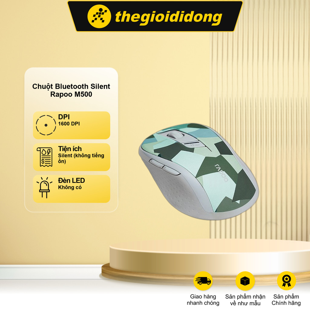 Chuột Không dây Bluetooth Silent Rapoo M500