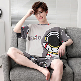 CGF Bộ Đồ Ngủ Mùa Hè Nam Thanh Niên Thể Thao Tay Ngắn Rời Bộ Đồ Ngủ Giải Trí