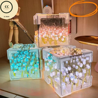  Đèn Hoa Tulip Handmade Tự Làm Hình Khối Biển Hoa Decor Phòng Ngủ,Tự Làm đèn Ngủ Ba Chiều 