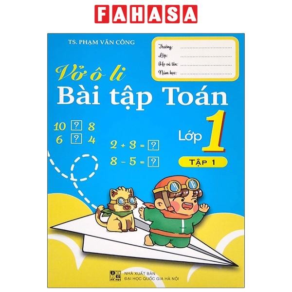 Sách Vở Ô Li Bài Tập Toán Lớp 1 - Tập 1