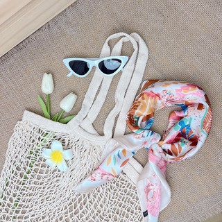 Túi lưới đi biển đi picnic túi đựng trái cây đựng đồ tiện dụng phụ kiện decor chụp ảnh tiện dụng bảo vệ môi trường