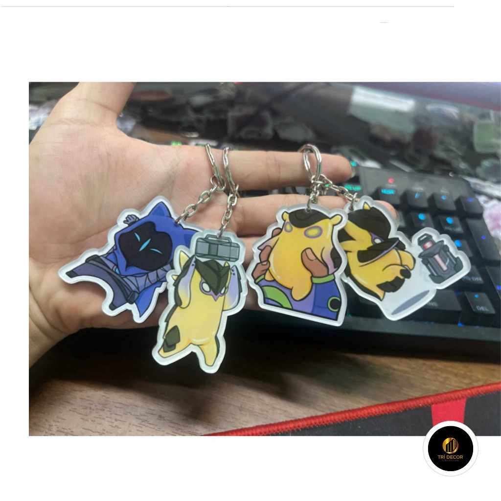 [KEYCHAIN] Móc khoá Wingman - Gekko - VALORANT