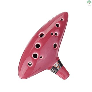 12 lỗ alto c zelda ocarina tàu gốm sáo gió nhạc cụ có sách nhạc dây hiển thị đứng quà tặng âm nhạc cho người mới bắt đầu