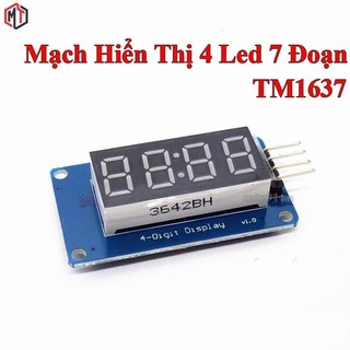 Mạch hiển thị 4 led 7 đoạn tm1637