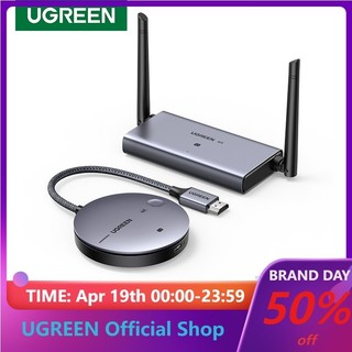Ugreen Thiết Bị Thu Phát Tín Hiệu hdmi vga 4k 30hz 2.4ghz + 5ghz 50M Cho laptop / Máy Chiếu / pc / tv