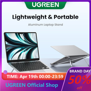 Ugreen Giá Đỡ laptop Bằng Nhôm Gọn Nhẹ Có Thể Điều Chỉnh Độ Cao 80mm Cho macbook air pro notebook ipad
