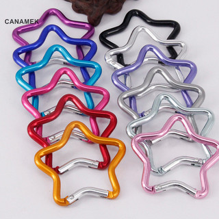Canamek Hợp Kim Nhôm Ngoài Trời Hình Ngôi Sao Mùa Xuân Khóa Carabiner Kẹp Móc Khóa Cho Ba Lô Cắm Trại Đi Bộ Đường Dài Du Lịch Mới
