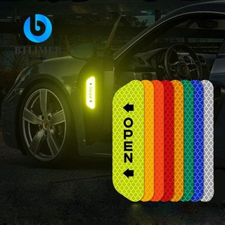 Btlimer Nhãn dán xe phản quang Dấu hiệu mở Cảnh báo Nhãn dán cản an toàn