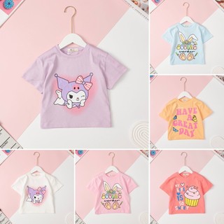 Áo phông cotton LITIBABY ngắn tay Bé gái 12kg - 35kg