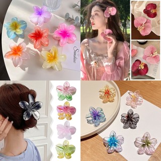 Phụ Nữ Hoa Cá Mập Kẹp Sáng Tạo Chuyển Màu Tóc Mùa Hè Hoa Kẹp Tóc Trang Trí