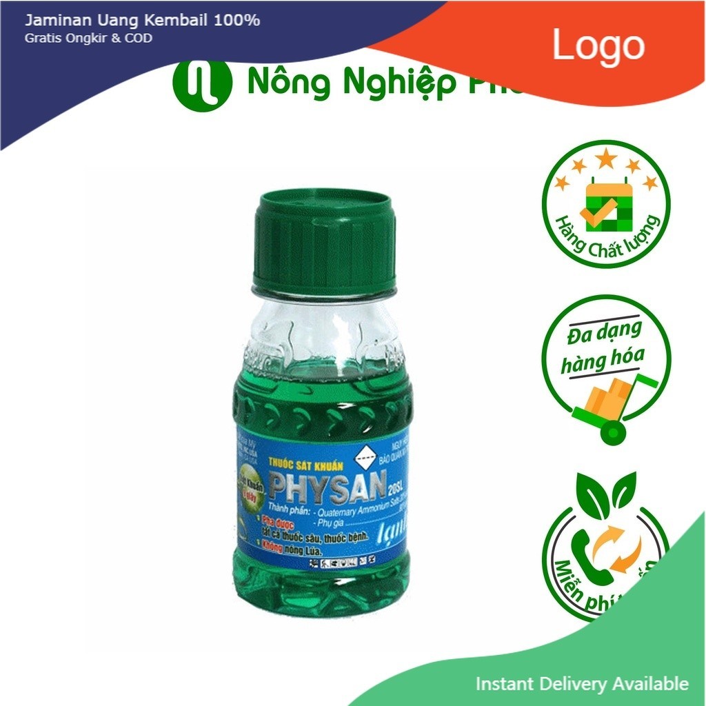 Sát khuẩn Physan 20SL trừ bệnh thối nhũn - Chai 100ml