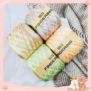 Sợi cotton bóng Fingering LOANG