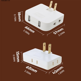 Circular rotating socket switch, multi socket wall mounted indoor USB power socket