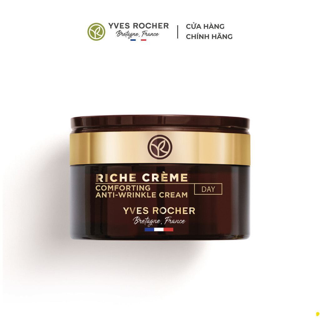 Kem Dưỡng Da Chống Lão Hóa Ban Ngày Yves Rocher  Riche Creme Comforting Anti-Wrinkle Day Cream Pot 50Ml