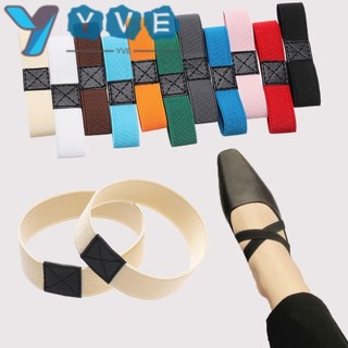 Yve 1 đôi giày dây thời trang giữ đàn hồi cao giữ giày cao gót rời