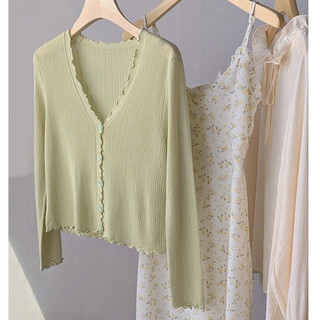 Áo len chống nắng Ice Silk Áo khoác ngoài Khăn choàng nhỏ