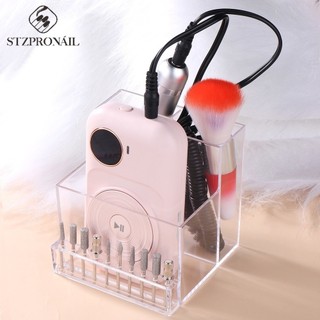 Hộp lưu trữ màu hồng trong suốt, Dụng cụ để bàn Hộp lưu trữ bút, Ký túc xá sinh viên Bàn làm việc văn phòng Hộp đựng mỹ phẩm