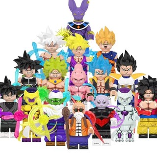 Dragon BALL Khối Xây Dựng Son Goku Gogeta Vegeta Frieza Nhân Vật Đồ Chơi Minifigures