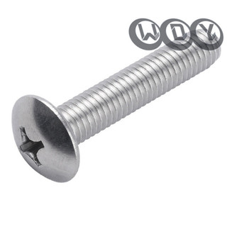 Vít đầu phẳng lớn bằng thép không gỉ 304 M2M3M4M5M6M8 Vít máy đầu ô lớn