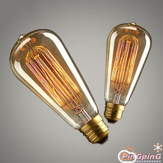 2024 HẤP DẪN!! 40w 60w E27 220-240v Edison Bóng đèn, Bóng đèn sợi W màu vàng cổ điển Trang trí nhà cà phê Công nghiệp